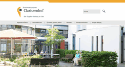 Desktop Screenshot of clarissenhof-ulm.de